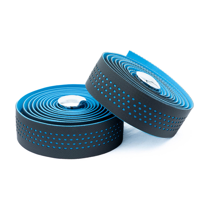 Buy the Velo Handlebar Tape EVA Foam Textured PU Gripper 3mm Black/Blue ...
