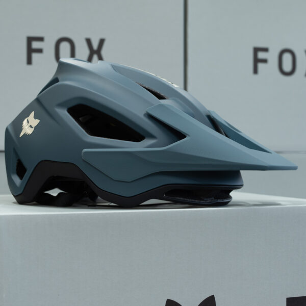 Fox Speedframe Helmet Vintage Blue Unbox Performance Bicycle Melbourne Australia