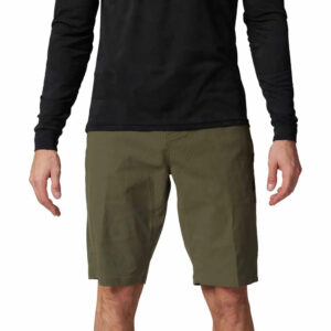 Fox Ranger Shorts with Liner in Olive Green Front View Performance Bicycle Australia