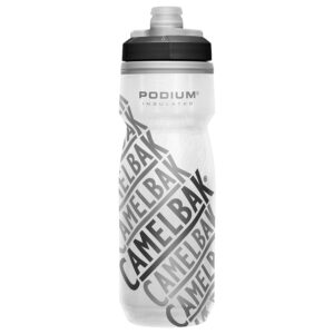 Camelbak Podium Chill Insulated Water Bottle in Race Edition graphic from Performance Bicycle Australia online or in our Melbourne retail store.