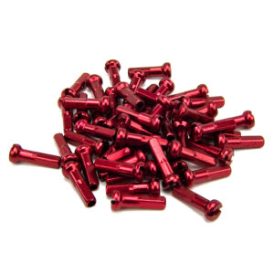 Mission BMX Alloy Spoke Nipples 40pc Pack Red from Performance Bicycle Australia online or in our Melbourne retail store