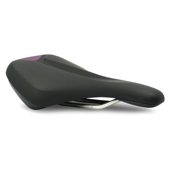 Selle Royale Vivo Relaxed Reflective Saddle in black from Performance Bicycle Australia online or in our Melbourne retail store.